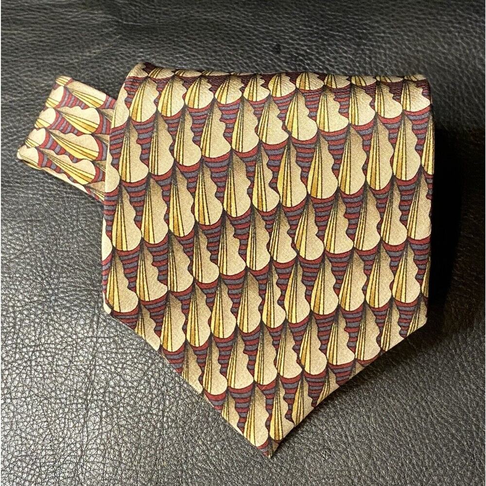 Cocktail Collection Mens Silk Tie MARTINI Geometric Classic Graphic Multicolor